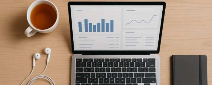 Ensemble d’outils simples utilisés pour système de production de contenu en solo