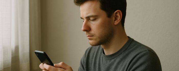 Représentation de la lecture d’un contenu utile sur mobile